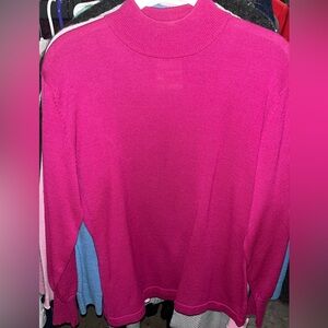 Harve Benard Bright Fuchsia Crewneck Sweater